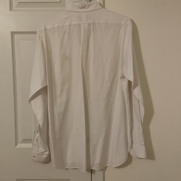 Ralph Lauren white button down shirt. - Picture 2 of 3